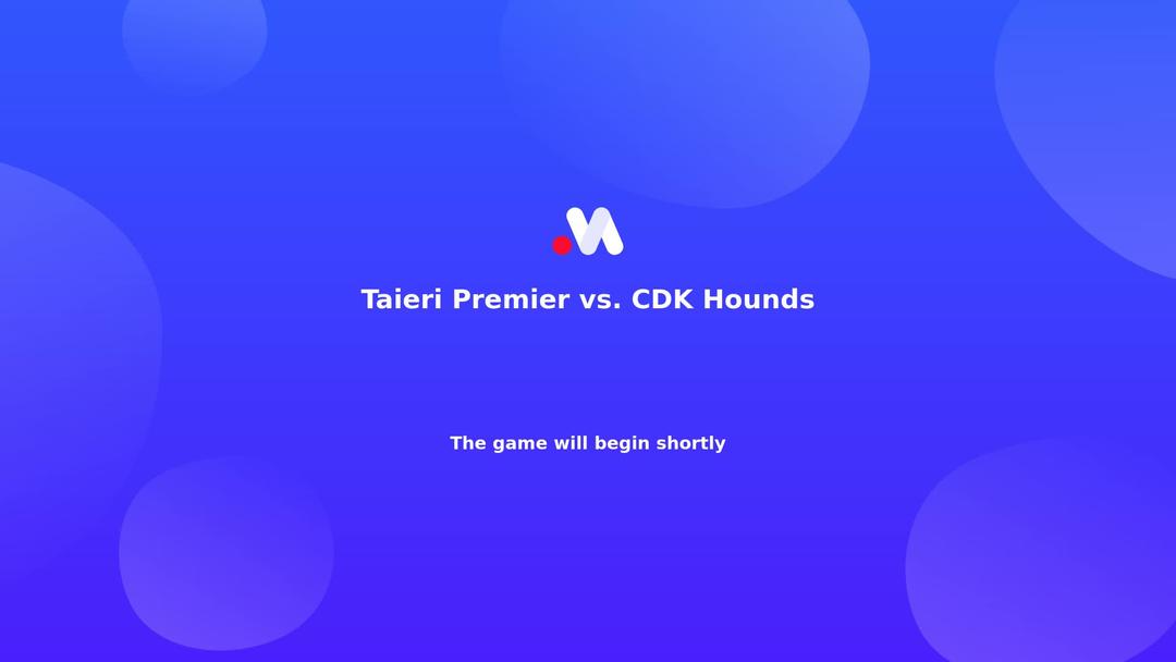 Preview for Taieri Premier vs. CDK Hounds