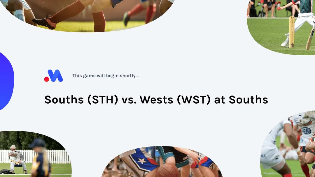Preview for Souths (STH) vs. Wests (WST) at Souths